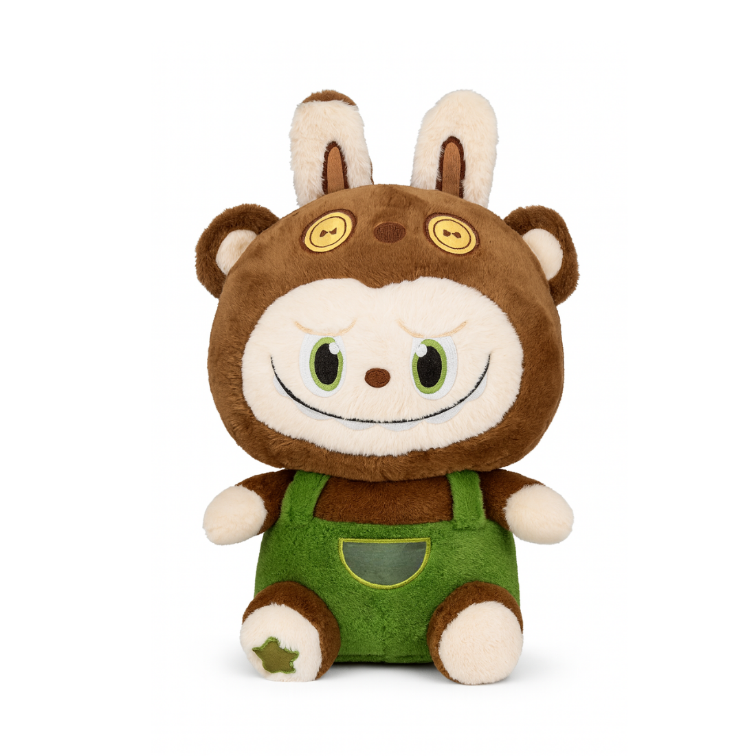 Cute Plush Labubu Soft Toy with Blanket Inside For Pets